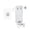 White, variant on Ruanlalo Wall-Mounted Storage Rack Easy Access Design Adjustable Size Punching Free Storage Shelf Bathroom Bedroom Organizer