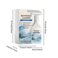 thumbnail image 3 of Kieccall Bathroom Foam Cleaner Spray, Mild Multifunctional Detergent for Shower Room Tile Basin Daily Sanitary Deep Cleaning Gift, 3 of 8