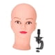 thumbnail image 2 of Cabeza de maniquí de peluca femenina realista y versátil con soporte para peluca de 50 cm de circunferencia. Con maquillaje, 2 of 9