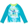 thumbnail image 3 of Disney Lilo and Stitch Rash Guard and Swim Trunks Set (Boy's), 2-Piece Set, 3 of 5