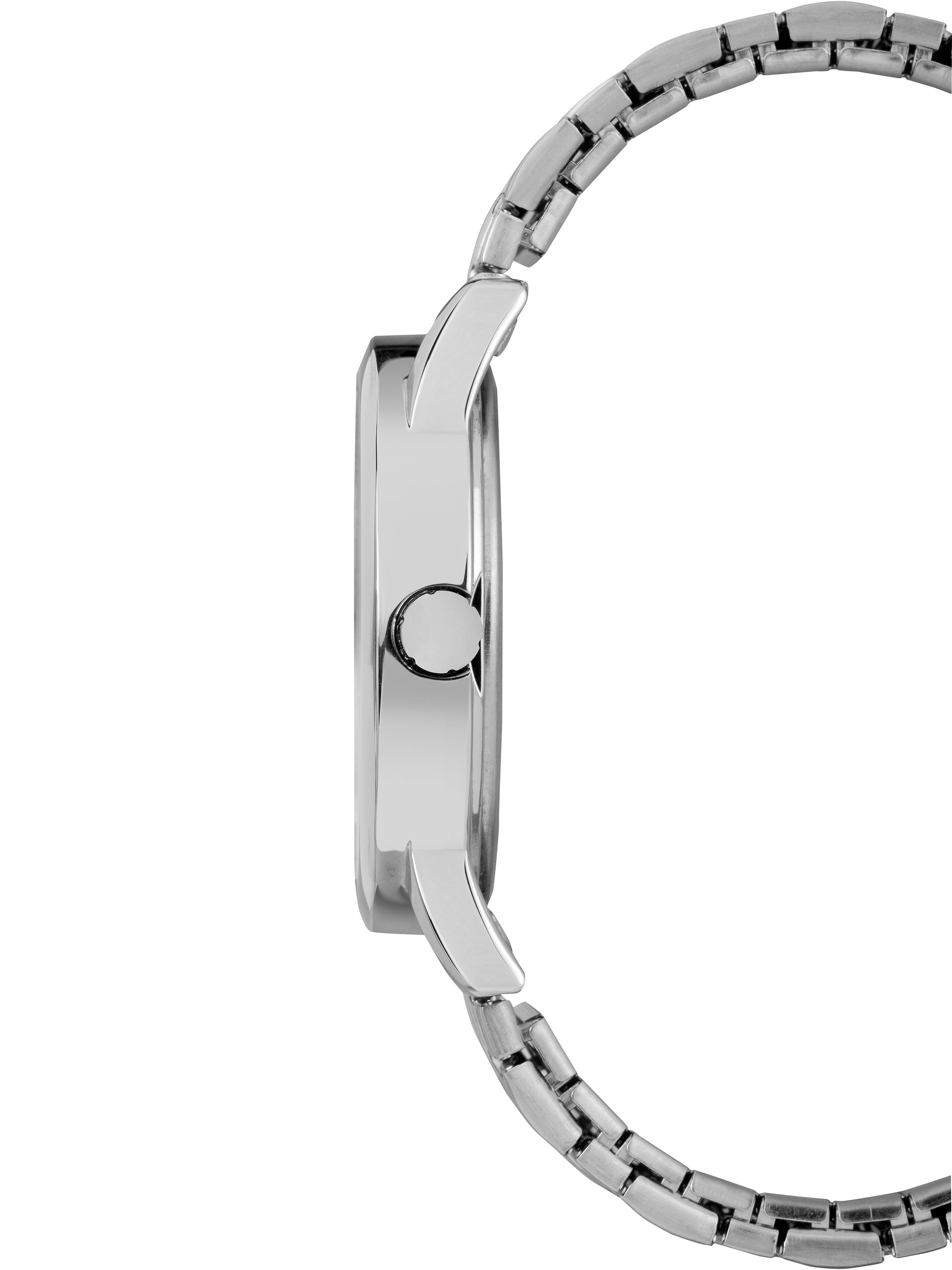 Timex Men's Easy Reader Date Silver/White 38mm Casual Watch, Expansion Band