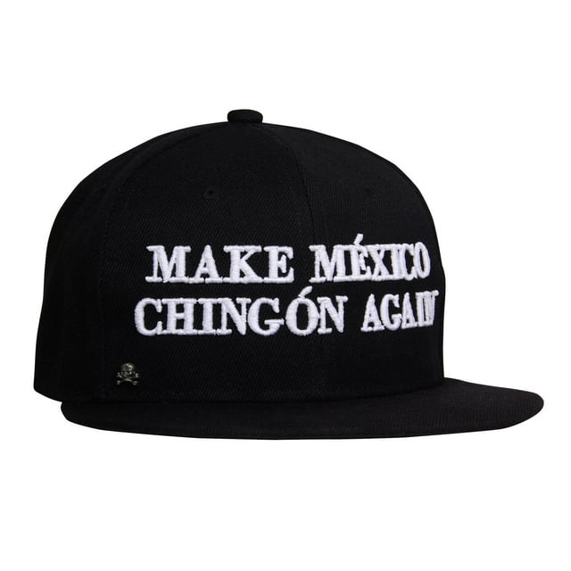 Gorra Plana Negra Unitalla Make México Chin* Again