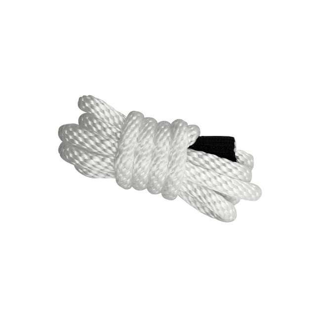 relayinert Boat for Fender Line Whipped End 3/8 inch Boat Rope Black 6.56 ft High Strength Bumper White Length 2m