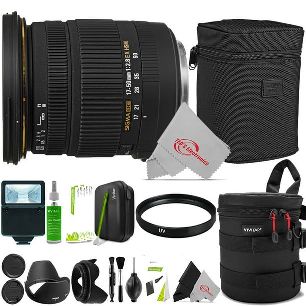 Sigma 17 50mm F2 8 Ex Dc Os Hsm Zoom F Mount Lens Dx Format Lens For Nikon With Top Accessory Bundle Walmart Com Walmart Com