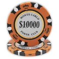 thumbnail image 1 of Fichas de póquer DA VINCI Monte Carlo Poker Club, 14 g, arcilla x50, 1 of 2