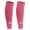 Pink, variant on MediCaptain Pre-Cut Soccer Sleeve Socks for Adults and Youth, Companion for Soccer Grip Socks, Securely Holds Shin Guards, Breathable Compression Calf Sleeve (Pink)
