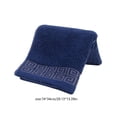 thumbnail image 2 of Towels Bath Clearance 29x13 Inches Cotton Towel Home Soft Face Towels Bath Large Absorbent Dry Hands Towels, Drak Blue, 2 of 7