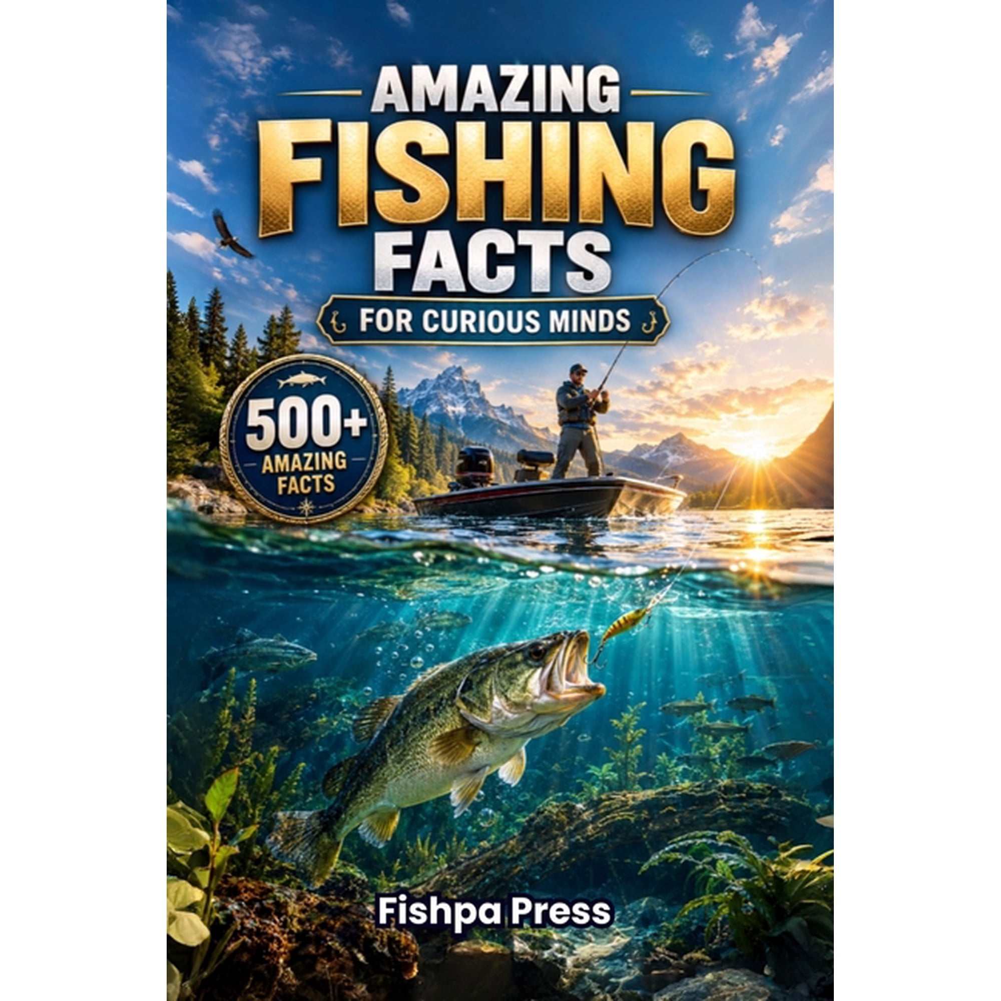 Amazing Facts for Curious Minds Amazing Fishing Facts for Curious Minds: 500+ Fun Facts About Fish, Fishing, Records, History, Science & the World of An, (Paperback)
