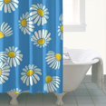 thumbnail image 4 of Waterproof Chamomile Daisy Shower Curtain 72x72 Inch Boho Style Polyester Unique Shower Curtain for Bathroom Hotel Home Decor with 12 Plastic Hooks, 4 of 5