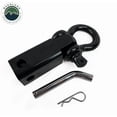 thumbnail image 1 of Overland Vehicle Systems D-Ring Mount 19109901 Receiver Hitch Inset; 4.75 Ton; 3/4 Inch Pin; Black; With D-Ring; Single, 1 of 2