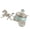 Blue, variant on Alloy Seasoning Container Showcasing Carriage Embossing Design Antique Sugar Jar Condiment Bowl For Homes Kitchen Use