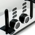 thumbnail image 3 of Redmond 4-Slice Wide Slot 1400W Stainless Steel Toaster in Black, 3 of 5