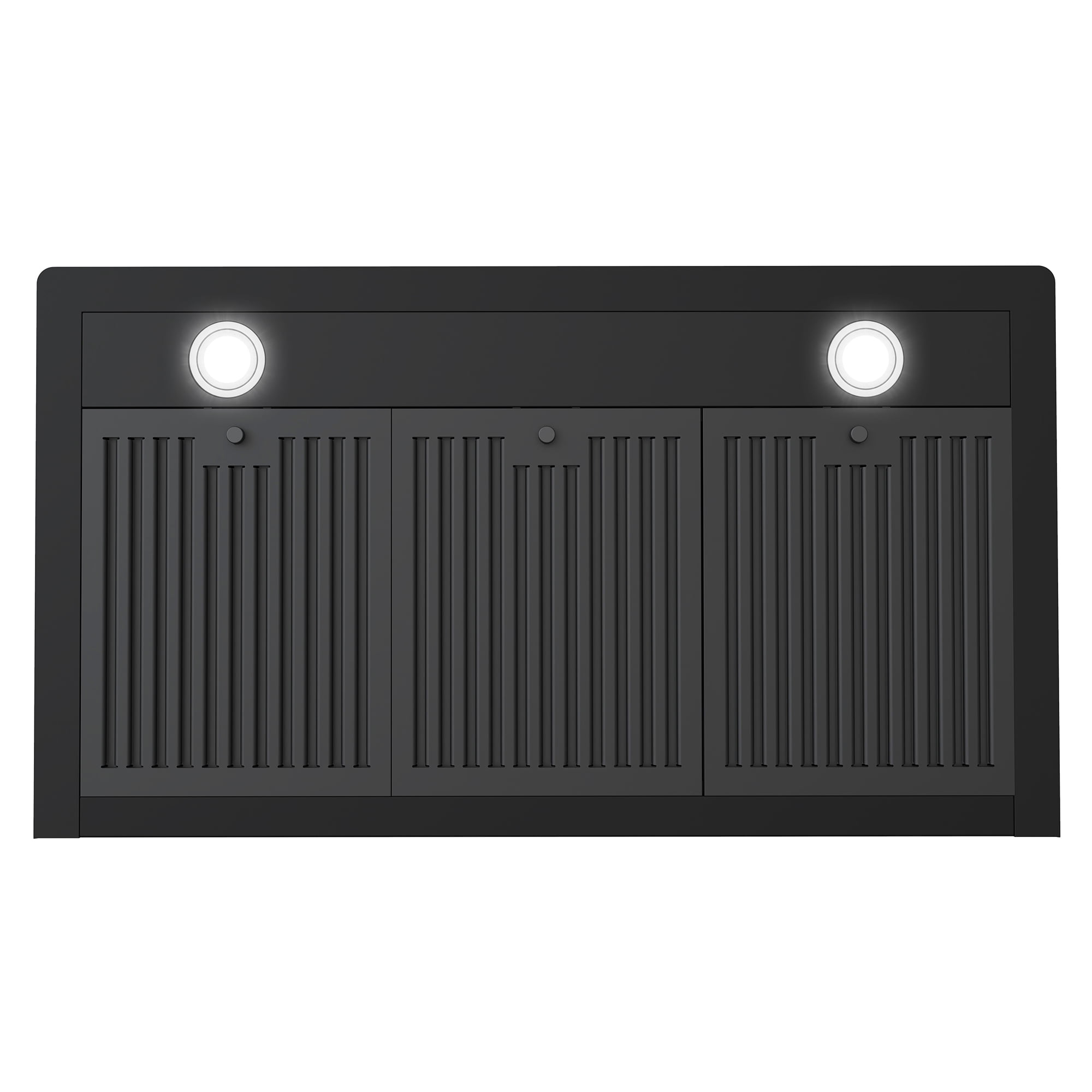Cosmo 36 in. Vista Collection Ducted Wall Mount Range Hood, Touch Controls, LED Lights, Matte Black