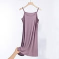 thumbnail image 2 of Plus Size Nightgowns for Women Soft Modal Sleeveless Spaghetti Strap Sleepshirts Casual Loose Sleepwear Dress Basic Solid Loungewear Pajamas XL-8X, 2 of 3
