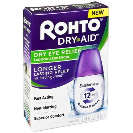 Rohto Dry-Aid Dry Eye Relief Eye Drops