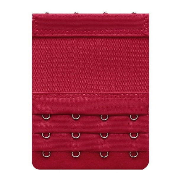 Extensores de sujetador para mujer, de acero inoxidable, 3 filas, 4 hebillas, suaves, cómodos y elásticos, con hebilla para sujetador de mujer.
