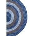 thumbnail image 2 of Better Trends 40" x 60" Tri-Circle Braided Rug 100% Polypropylene Durable and Stain Resistant Reversible Indoor Area Utility Rug, Country Stripe Collection - Chambray Stripe, 2 of 4