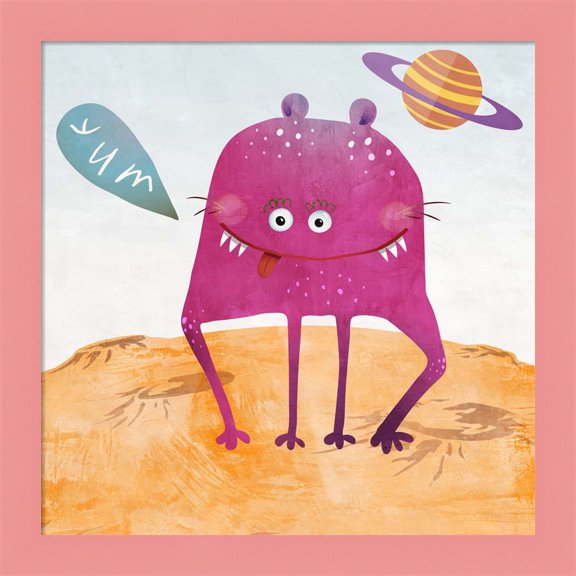 Great Art Now Alien Friend #2 by Skip Teller, Framed Wall Art, 14W x 14H