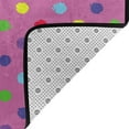 thumbnail image 4 of colorful dot pattern Shaggy Area Rug, Rugs for Living Room Bedroom Non Slip Door Mat Indoor Carpet Machine Washable Nursery Home Decor Floor Mats for Entryway 60x39in-#, 4 of 5