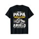 thumbnail image 1 of Camiseta divertida de abuelo, regalo para abuelo, "Ser papá es un honor, ser abuelo no tiene precio", camiseta española para hombre, informal, de algodón, tela clásica, 1 of 5