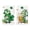 B, variant on Sm:)e Green Clover Shamrock Luck St. Patrick's Day Kitchen Towels Set of 2, 18 x 26 Inch