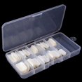 thumbnail image 1 of HLONK Pack Of 100 French Full Cover Acrylic False Fake Nail Art Tips with Storage Box, 1 of 5
