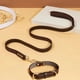 thumbnail image 3 of Collar negro para mascotas, Collar para mascotas, Collar de cuero, Collar para perros, Collar para perros, suministros para mascotas, 3 of 5