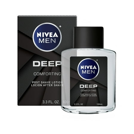 Maximum Comfort Shaving Cream - NIVEA Men DEEP Comforting Post Shave Lotion 3.3 oz. Bottle