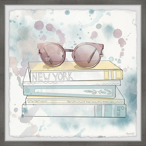Marmont Hill Book to New York Framed Wall Art