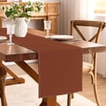 thumbnail image 2 of Rusty Orange Table Runner Seasonal Fall Thanksgiving Birthday Party Decoration Burnt Orange Banquets Restaurant Home Dining Kitchen Island Decor (Terracotta, 13.8" x 71"), 2 of 6