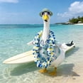thumbnail image 5 of Gooses Clothes Yard Accent for Large White Holiday Decoration, Bunny Ear Easter Outfit for 23in Porch Goose, Cute Spring Attire for Lawn and Garden, Removable Fabric with Bow Tie, 5 of 9