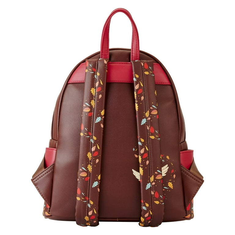harry potter hogwarts fall leaves mini backpack Plaid Crest Crafted with attention to detail Loungefly Harry Potter Golden Hogwarts