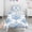 Blue Pioneer Flower, variant on Blue Pioneer Flower Duvet Cover and Pillowcase Set for Single Bedding, Bedroom Accessories for Kids Teens