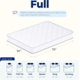 thumbnail image 2 of Sleep Full Size Mattress, 8 Inch Hybrid Comfort & Supportive Mattress in a Box, Cooling Gel Memory Foam and Spring with Pressure Relief, CertiPUR-US Certified, 2 of 8