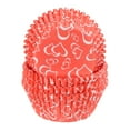 thumbnail image 1 of Uxcell 100 Contadores de Forros para Cupcakes, Vasos para Cupcakes de Tamaño Estándar, Forros para Muffins, Papeles para Hornear, Envolturas a Prueba de Grasa, Rosa Amor, 1 of 6
