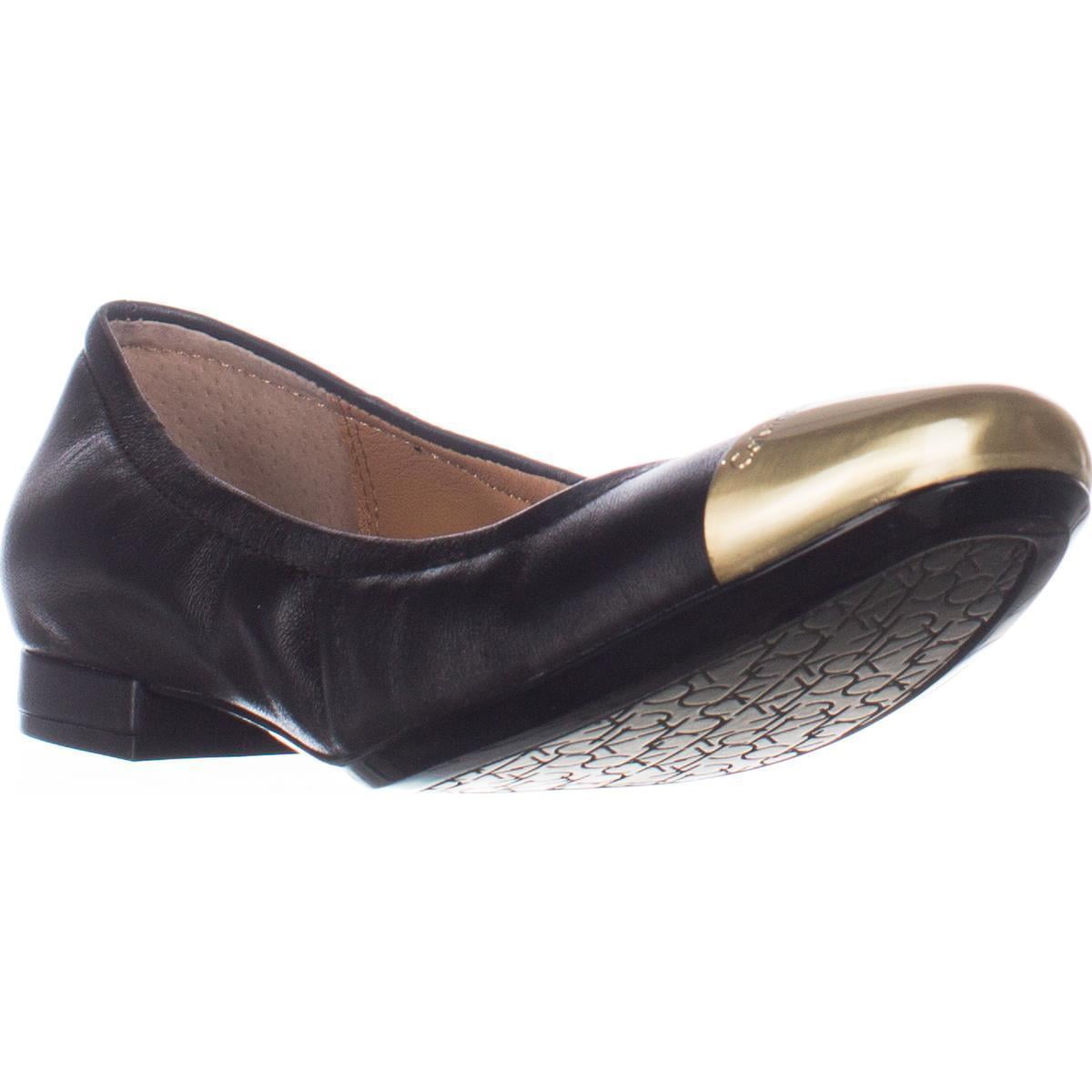 Calvin Klein - Womens Calvin Klein Fiana Ballet Flats, Black - Walmart ...