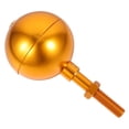 thumbnail image 2 of Miangastore 1Pc Golden Flag Pole Ball Practical Flag Pole Topper Useful Flag Pole Accessory, 2 of 8