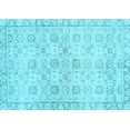 thumbnail image 1 of Ahgly Company Indoor Rectangle Persian Light Blue Traditional Area Rugs, 6' x 9', 1 of 4