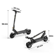 Ausom Electric Scooter Dual Motor Adult– 2688W Power, 56 Miles Range, SUV-Level Comfort and Stability Ausom L2 Max Electric Scooter Dual-Motor