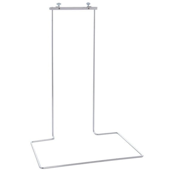 HUBERT® Wicket Bag Holder Chrome-Plated Metal Wire -15"L x 11 1/2"D x 22"H