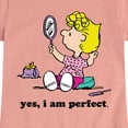 thumbnail image 3 of Peanuts - Yes I Am Perfect Sally - Toddler & Youth Girls Short Sleeve Graphic T-Shirt, 3 of 6