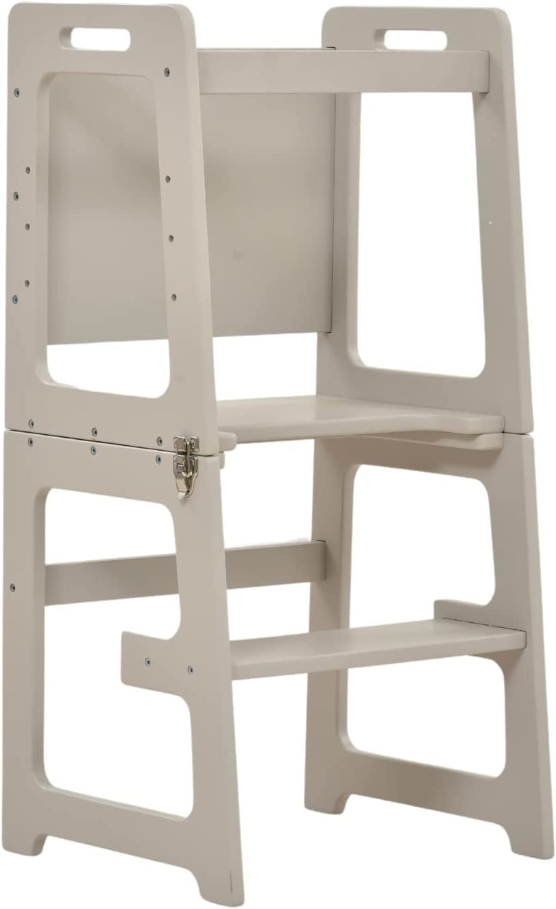 Avenlur 4 in 1 Learning Kitchen Tower Step Stool Helper Montessori