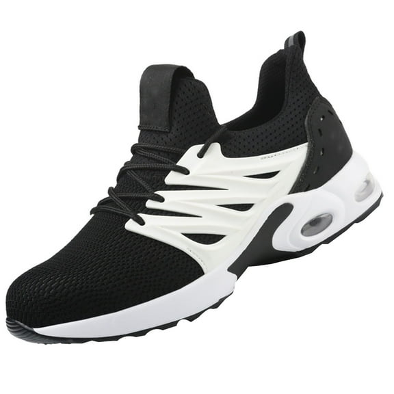 Work Shoes Men's Safety Shoes Breathable Non-Slip Steel Toe Cap Shoes Lightweight Anti-Smashing EU 36-46