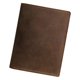 thumbnail image 4 of Cartera plegable para hombre Yuyangstore cartera de cuero Plegado vertical regalo del Día, 4 of 8
