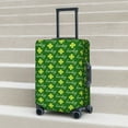 thumbnail image 6 of Daiia Happy St. Patrick's Day Luggage Cover, Thickened Washable Travel Luggage Covers, Elastic Unique Baggage Covers for 18-20 inch Luggage-Medium, 6 of 7