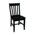 thumbnail image 3 of International Concepts Schoolhouse Wood Dining Chair in Black (Set of Two), 3 of 6