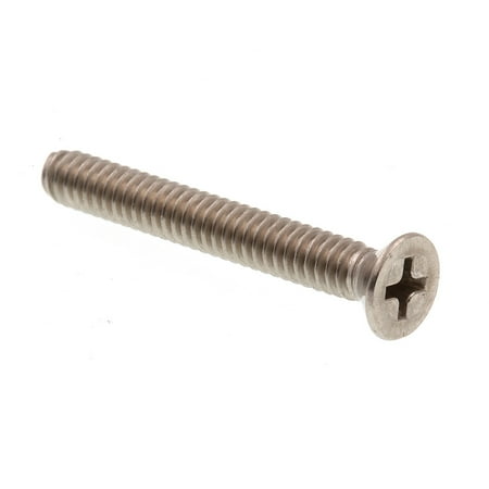 

Prime-Line 9001443 Machine Screws Flat Head Phillips Drive #10-24 X 1-1/2 in. Grade 18-8 Stainless Steel 100-Pack