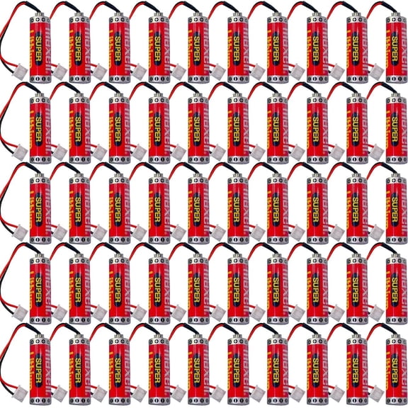 (Pack of 50) ER6C AA 3.6V 1800mAh PLC Battery for Mitsubishi FX F2-40BL with Plug