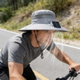 thumbnail image 2 of Summer Sun Protection Fisherman's Hat with Fan Solar Powered USB Rechargeable Multi-Functional, 2 of 8
