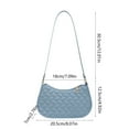 thumbnail image 3 of Crossbody Bag 8.07x4.92x2.75in PU Mini Purse Black White Blue Green Small Shoulder Bag Adjustable Strap Lightweight Casual Handbag Essential Everyday Carry Compact Purse​, 3 of 6
